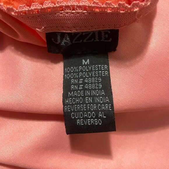 Vintage Pink and orange mesh skirt - Picture 4 of 4